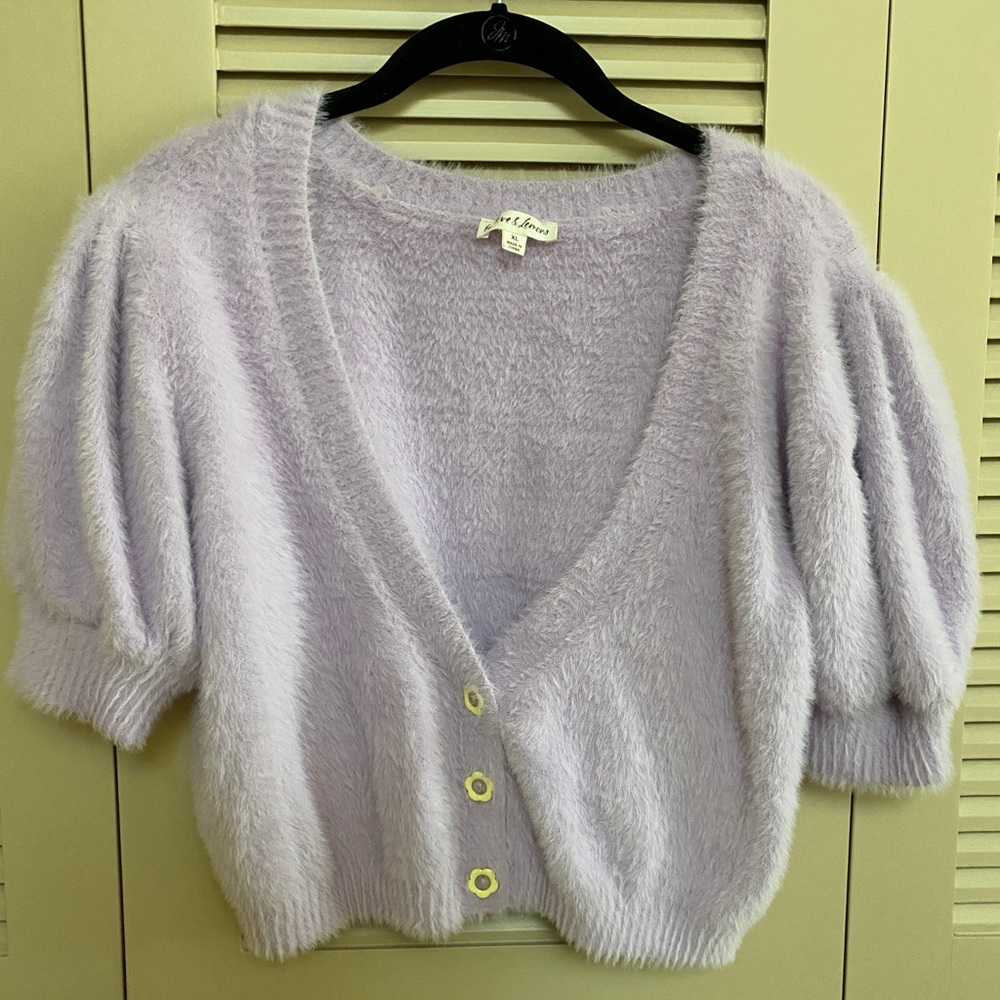 For love and lemons lavender cardigan